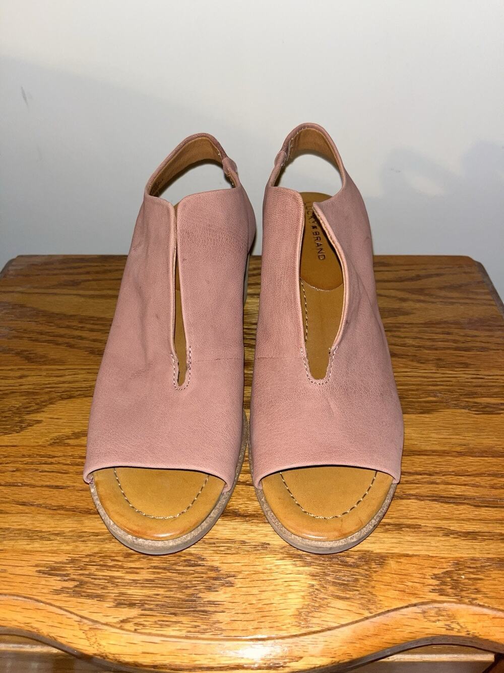 Lucky Brand Rhazy Slingback Sandals Open Toe Size 7 1/2 M